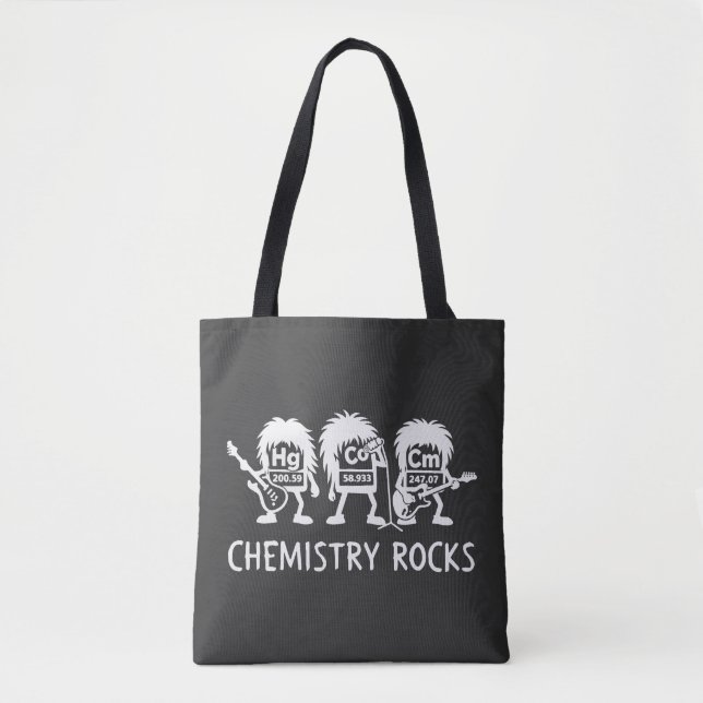 Chemistry Rocks Science Rock Band Tasche (Vorderseite)