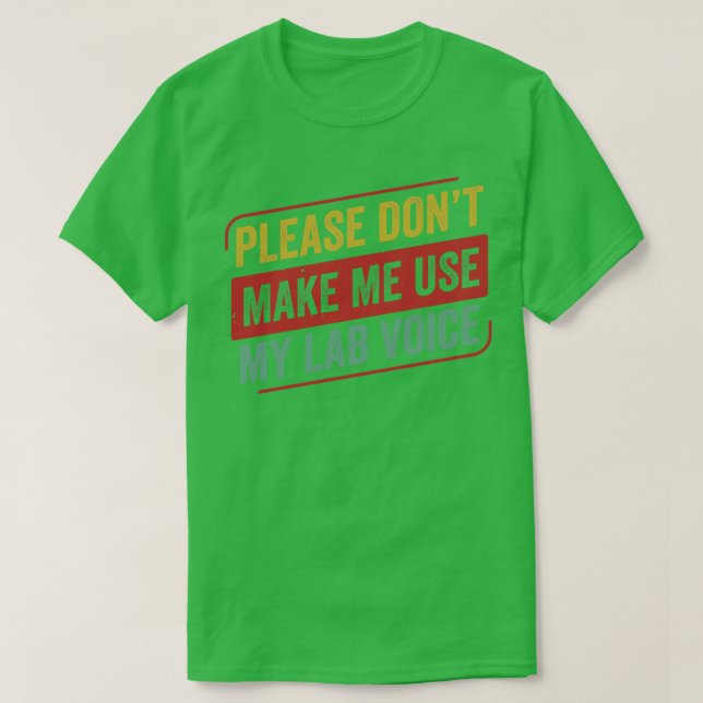 Chemistry Science Chemist Funny Labor Nerd T-Shirt (Design vorne)