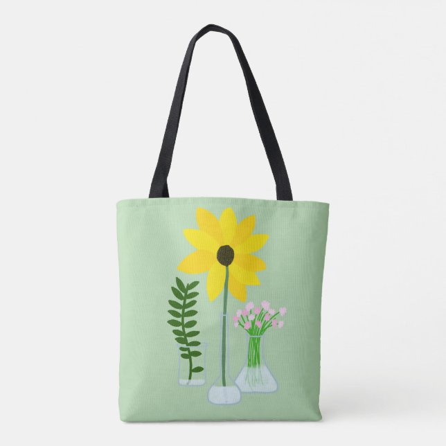 Chemistry Sunflower Tasche (Rückseite)