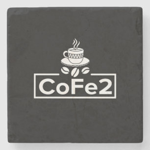 Chemistry Teacher Coffee Lover Steinuntersetzer