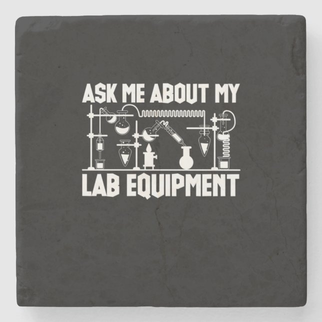 Chemistry Teacher Steinuntersetzer (Vorderseite)