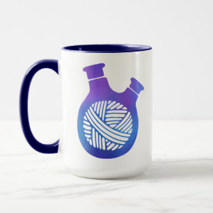 ChemKnits Kreationen Logo-Tasse - Marine Tasse