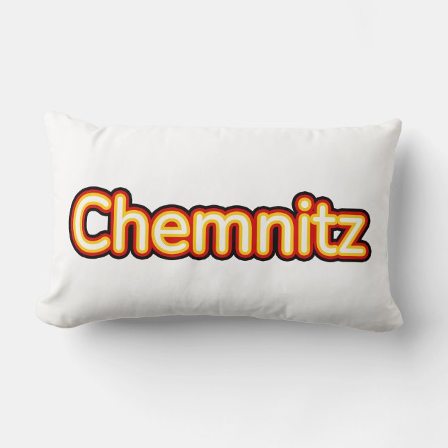 Chemnitz Deutschland Lendenkissen (Vorderseite)