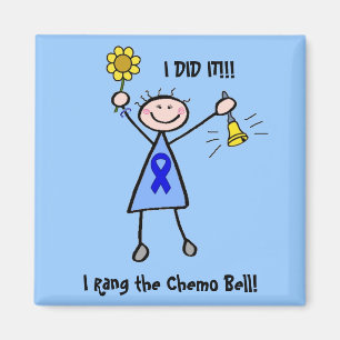 Chemo Bell - Darmkrebs-Frau Magnet