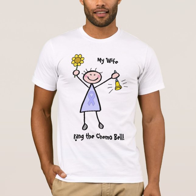 Chemo Bell - Frauen-General Cancer T-Shirt (Vorderseite)