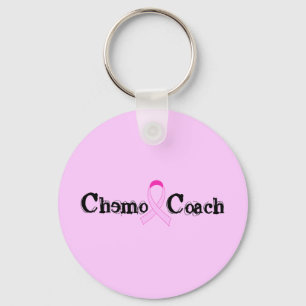 Chemo Coach - rosa Ribbon Brustkrebs Schlüsselanhänger