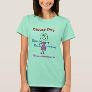 Chemo Day Girl Cancer Awareness T-Shirt