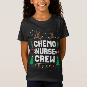 Chemo Infusion Nurse Niedliche Weihnachtsgnomes On T-Shirt