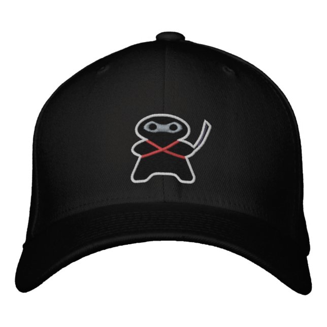 Chemo Ninja Baseball Hat Bestickte Baseballkappe (Vorderseite)