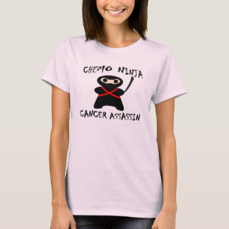 Chemo Ninja tötet Brustkrebs-Rosa T-Shirt