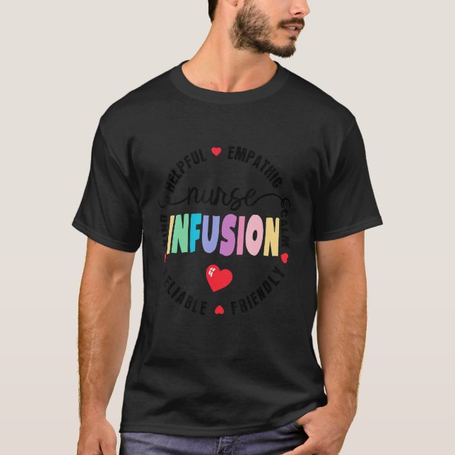 Chemo Nurse Infusion Squad Future Onkology Nurse N T-Shirt (Vorderseite)