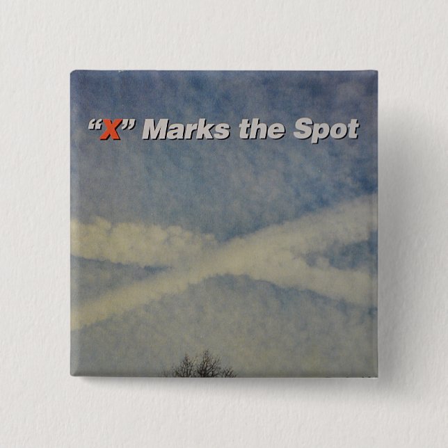 Chemtrail Button (Vorderseite)