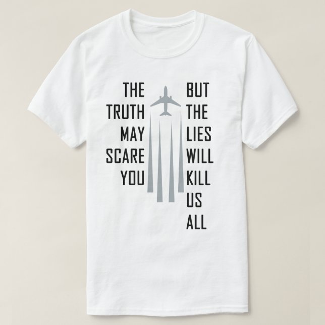 Chemtrail Lügen T-Shirt (Design vorne)