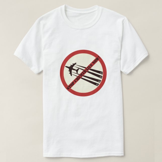 Chemtrails stoppen T-Shirt (Design vorne)