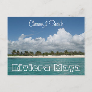 Chemuyil Beach Postcard Postkarte