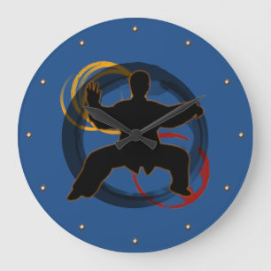 Chen Tai Ji Große Wanduhr