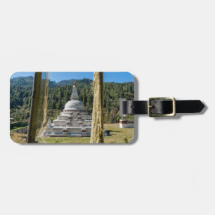 Chendebji Chorten in Bhutan, Himalaya, Asien Gepäckanhänger
