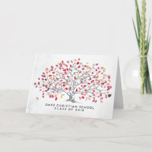 Chêne Chrétien Classe de 2018 Note Card
