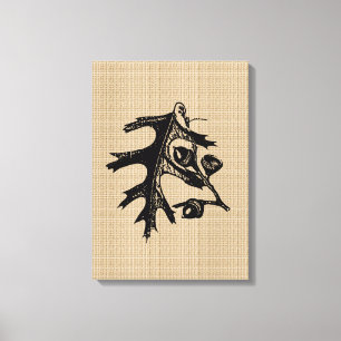 Chêne vintage sur toile