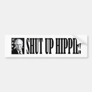 cheney_shutup_bmprstkr autoaufkleber