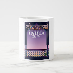 Chennai, Bengalische Bucht in Ostindien Jumbo-Tasse