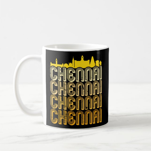 Chennai Madras Sky Tamil Tamilnadu Kaffeetasse (Links)