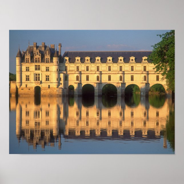 Chenonceau Chateau, River Cher, Loir-et-Cher, Poster (Vorne)