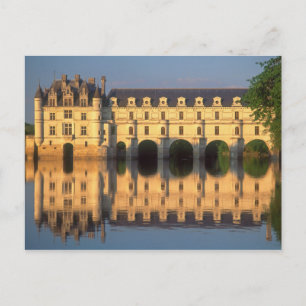 Chenonceau Chateau, River Cher, Loir-et-Cher, Postkarte