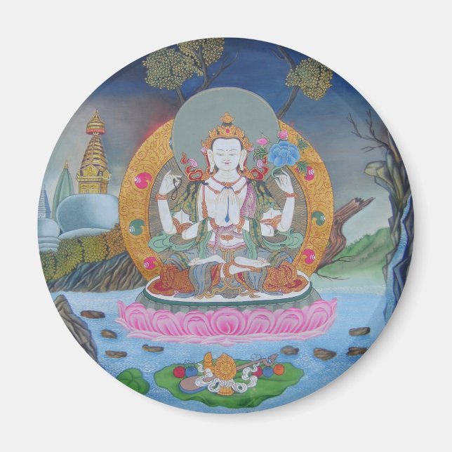 Chenrezig Magnet (Devant)