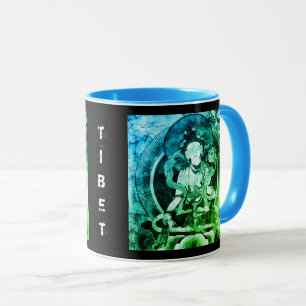Chenrezing Buddha, Vintage Heruka, Tibet Tasse