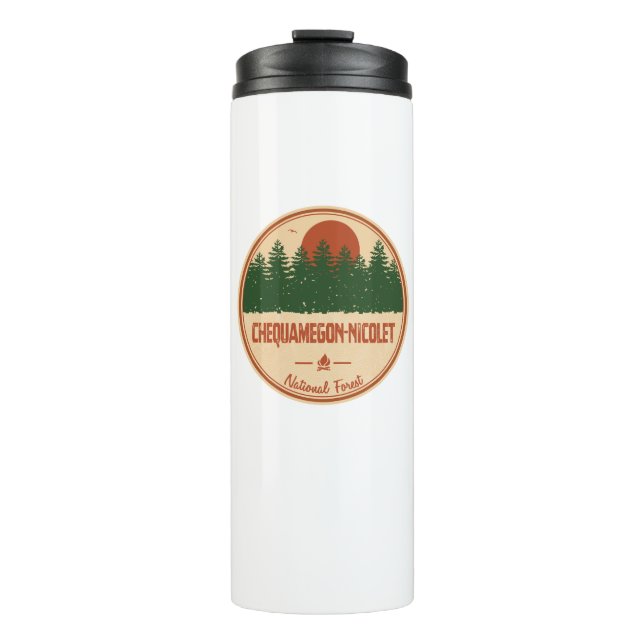 Chequamegon-Nicolet-Nationalwald Thermosbecher (Vorderseite)