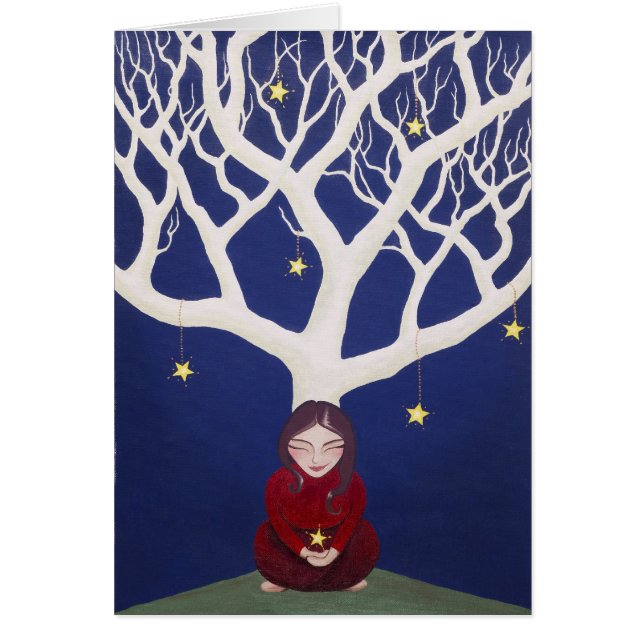 chèque-cadeau d'arbre d'étoile (Devant)