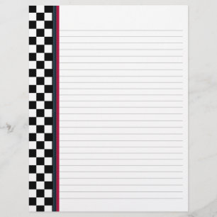 Chèque en noir et blanc avec papier Classeur Accen
