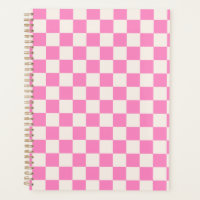 Chèque rose, Motif en damier, À damiers
