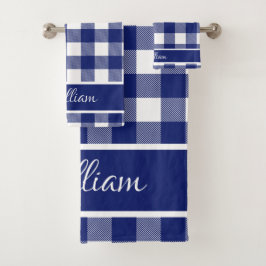 Chèques Royal Bleu Bleu Blanc Modernes