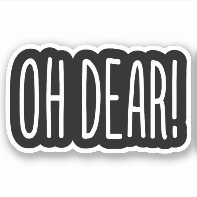 CHER ! AUTOCOLLANT (Devant)