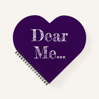 Cher Moi .. Cahier à spirale violet foncé