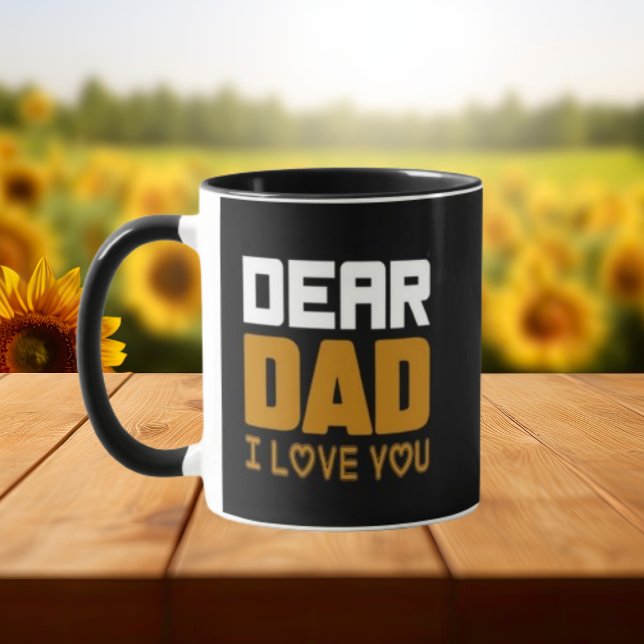 Cher Papa, Je T'Aime Mug Pour Fête des pères Cadea (Créateur téléchargé)