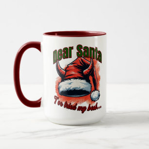 Cher Père Noël drôle Mug de Noël