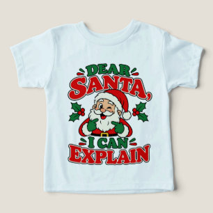 Cher Père Noël, je peux expliquer T-shirt pour enf