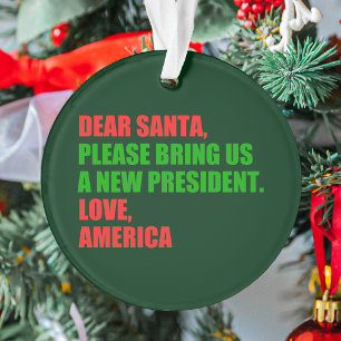 Cher Père Noël, je veux un nouveau président pour 