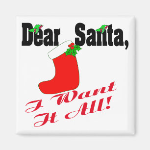 Cher Père Noël Magnet