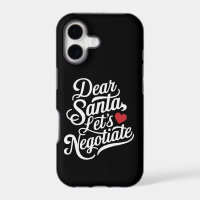 Cher Père Noël Négocions Drôle Cadeau de Noël