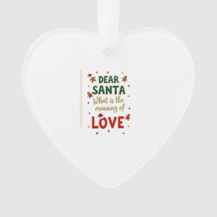 Cher Père Noël Quelle est la signification de Love