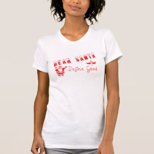 Cher T-shirt à manches courtes pour femmes Santa