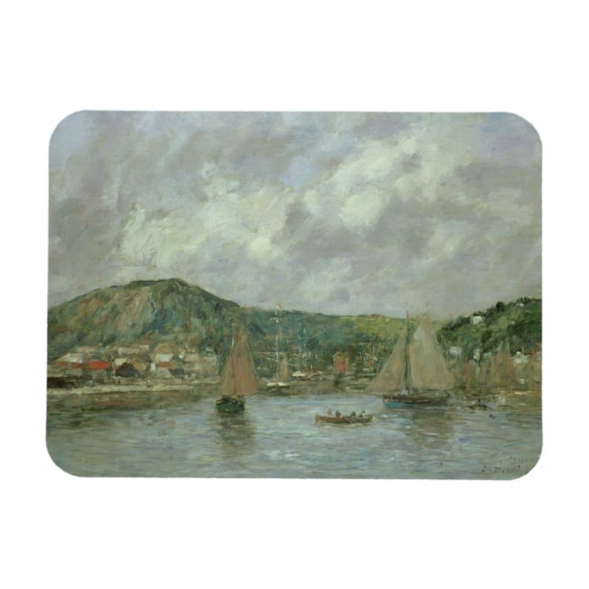 Cherbourg, 1883 (Öl auf Leinwand) Magnet (Horizontal)