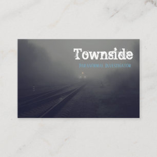 Chercheur paranormal Carte de visite de scène ferr