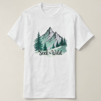 Cherchez la nature" T-Shirt vintage |