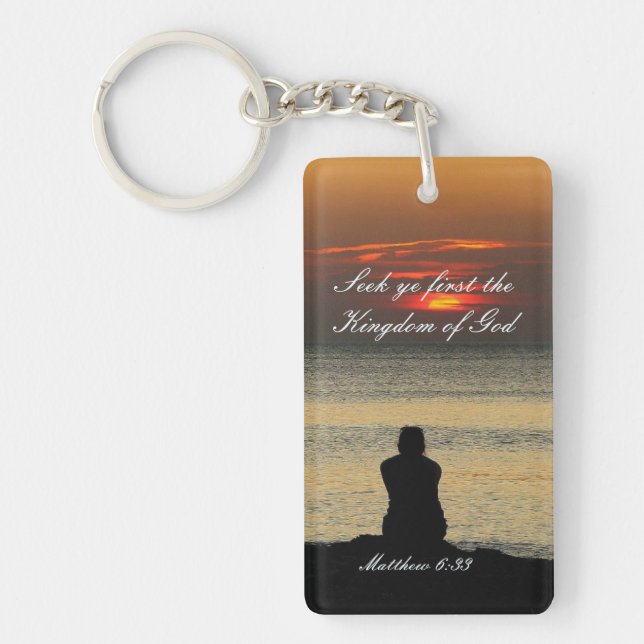 Cherchez Ye Premier Royaume de Dieu, Matthieu 6:33 (Devant)