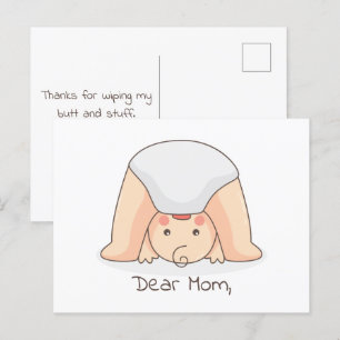 Chère maman... Carte de fête des mères amusante